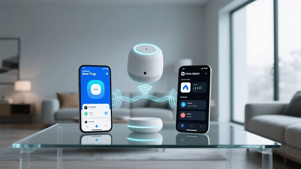 Smart Home Hub App Setup: SmartThings vs Home Assistant